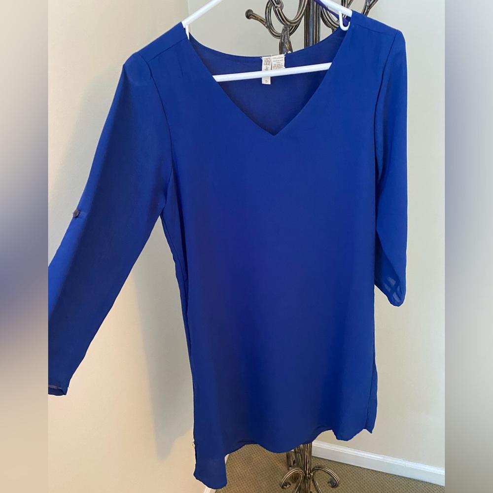 Blue dress